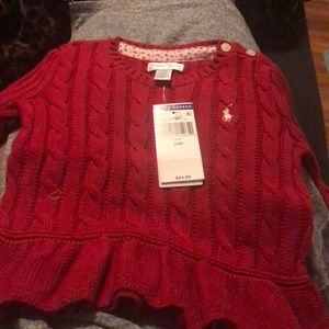 Ralph Lauren red sweater